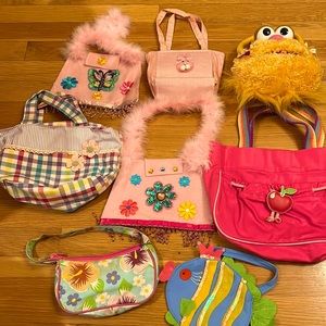 Bundle of 8 Girls Purses